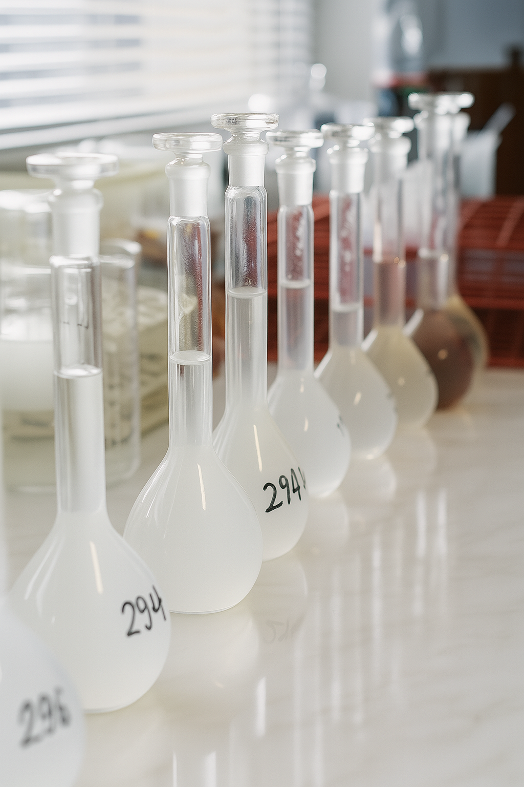 Roztoky na testovanie